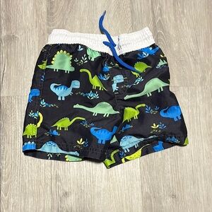 4/$20 Kids Dinosaur Print Swim Shorts